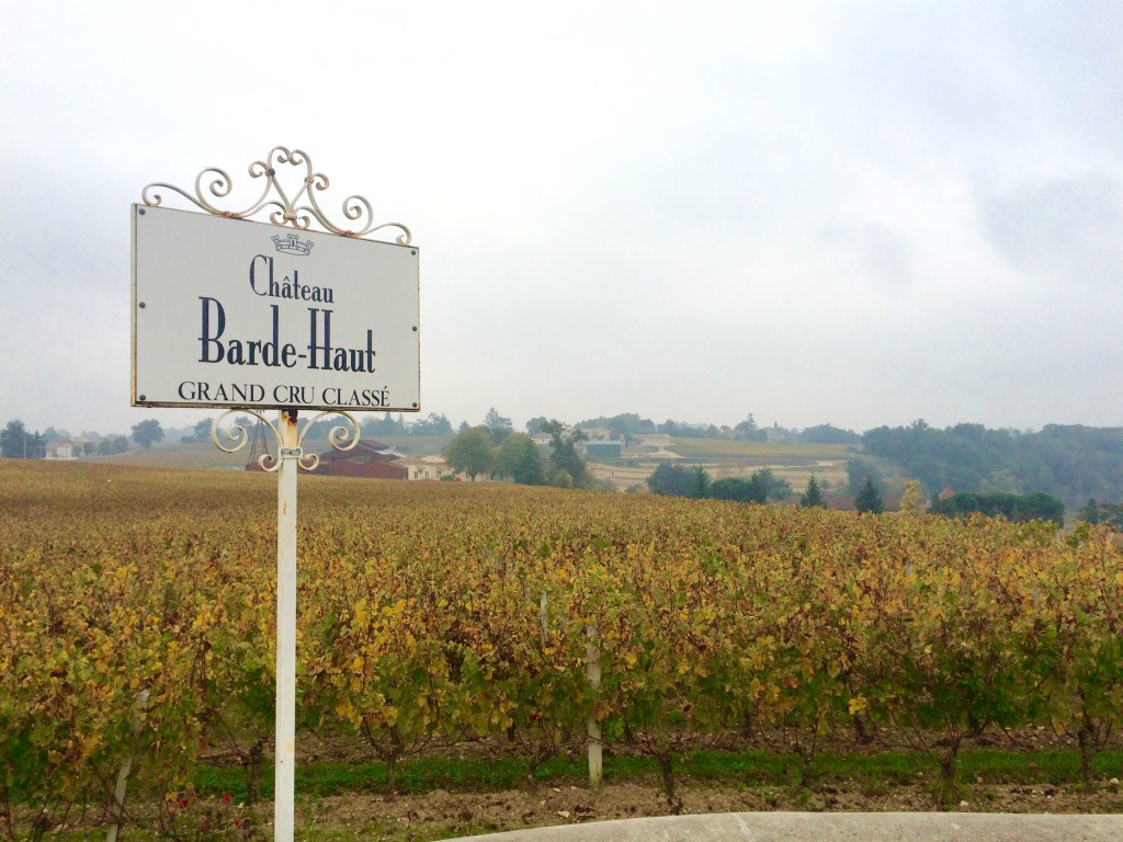 Chateau Barde-Haut, the labor of love from visionary Patrice Leveque.
