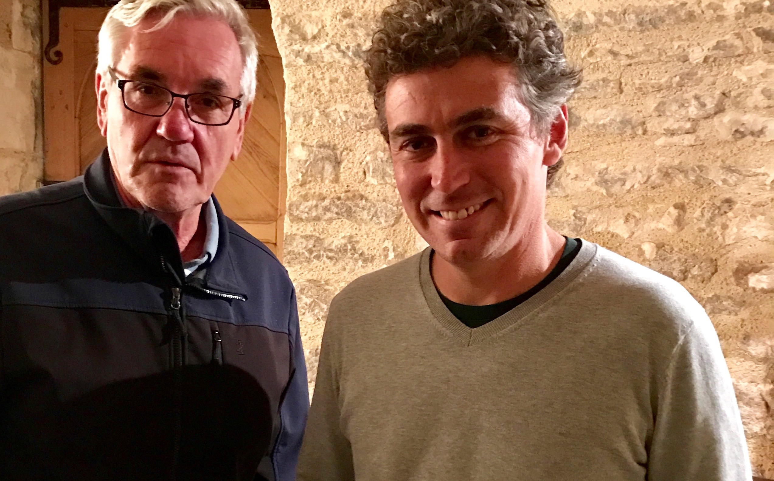 Guillaume Michel of acclaimed Domaine Louis Michel & Fils with Michel Thibault. 